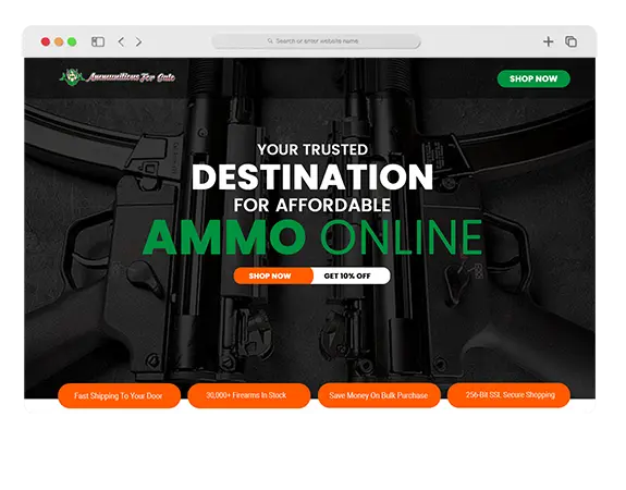 Website Designing for USA - Ammunition for Sale