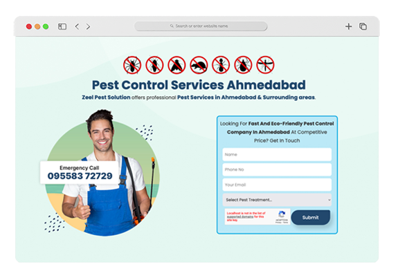 SEO and Google Adwords Marketing for Zeel Pest Solution Ahmedabad