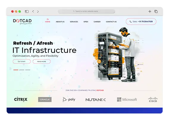 Website Designing for IT Services